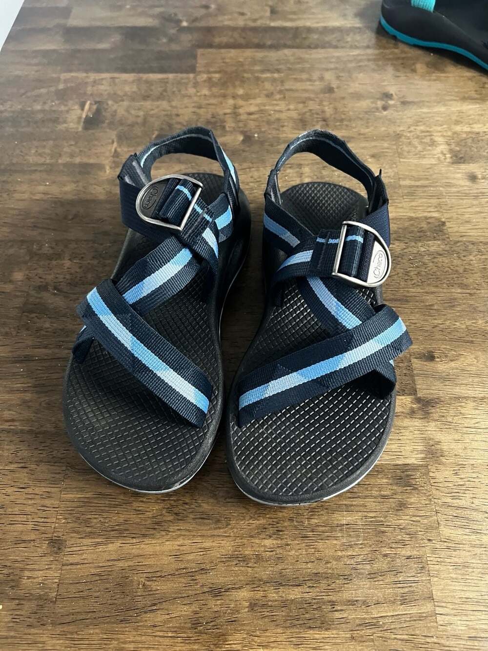 Chaco Z/Cloud Women's Strappy Adjustable Hiking Sandals Blue/Navy womens 8